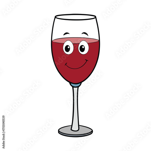 A wine glass with an elegant stem and wide bowl, perfect for swirling and savoring every sip, adding sophistication to dining, celebrations, and special occasions.
