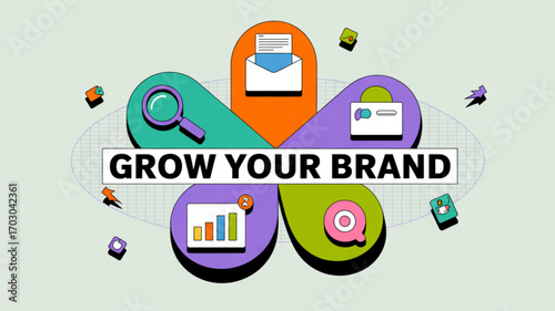 Grow your brand strategy with marketing analytics and digital solutions for business development success