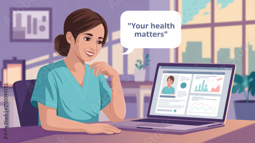 Telehealth doctor consultation online medical advice and healthcare service for your health matters today