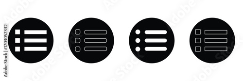 Menu icon vector for web and mobile app. web menu sign and symbol. hamburger menu symbol .vector illustration .eps 10.