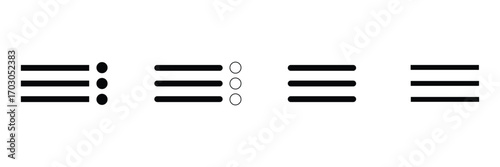 Menu icon vector for web and mobile app. web menu sign and symbol. hamburger menu symbol .vector illustration .eps 10.