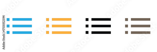 Menu icon vector for web and mobile app. web menu sign and symbol. hamburger menu symbol .vector illustration .eps 10.