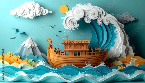 Papercraft Noah's Ark