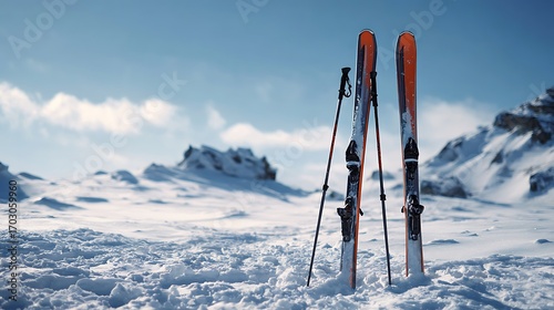 ski resort in the alps