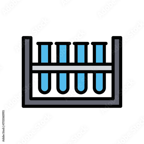 Laboratory tubes stand still equipment scientific analysis