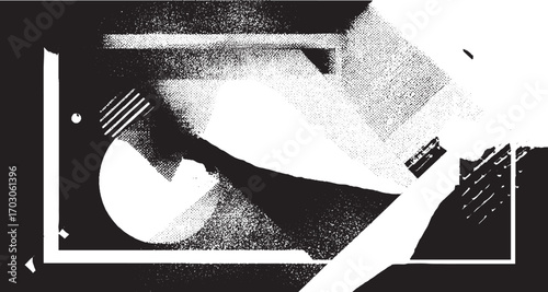 Distressed black sketch texture. Distress Overlay Texture. Subtle grain texture overlay. White background on  grain noise Speckle grain dot white paper noise texture with distress effect vector illust