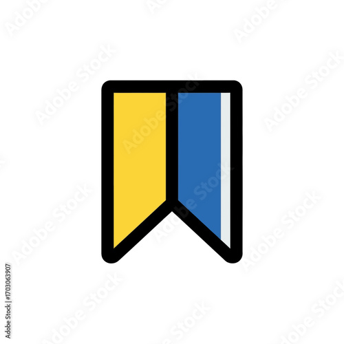 Simple bookmark icon distinguishes content online design Free Download Simple bookmark icon distinguishes content online design - GFXLoad