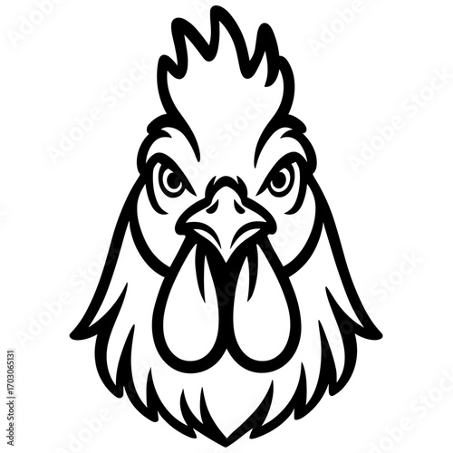 Rooster Face