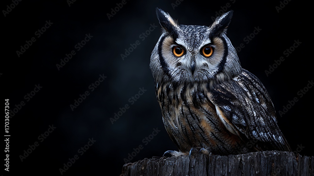 Fototapeta premium owl on a branch