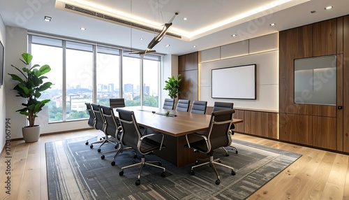 Modern office conference room