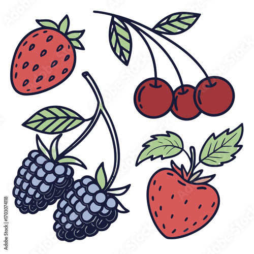 Fresh and juicy berry fruit