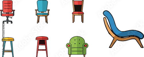 image! Let's compare the chairs in both images  Each image features