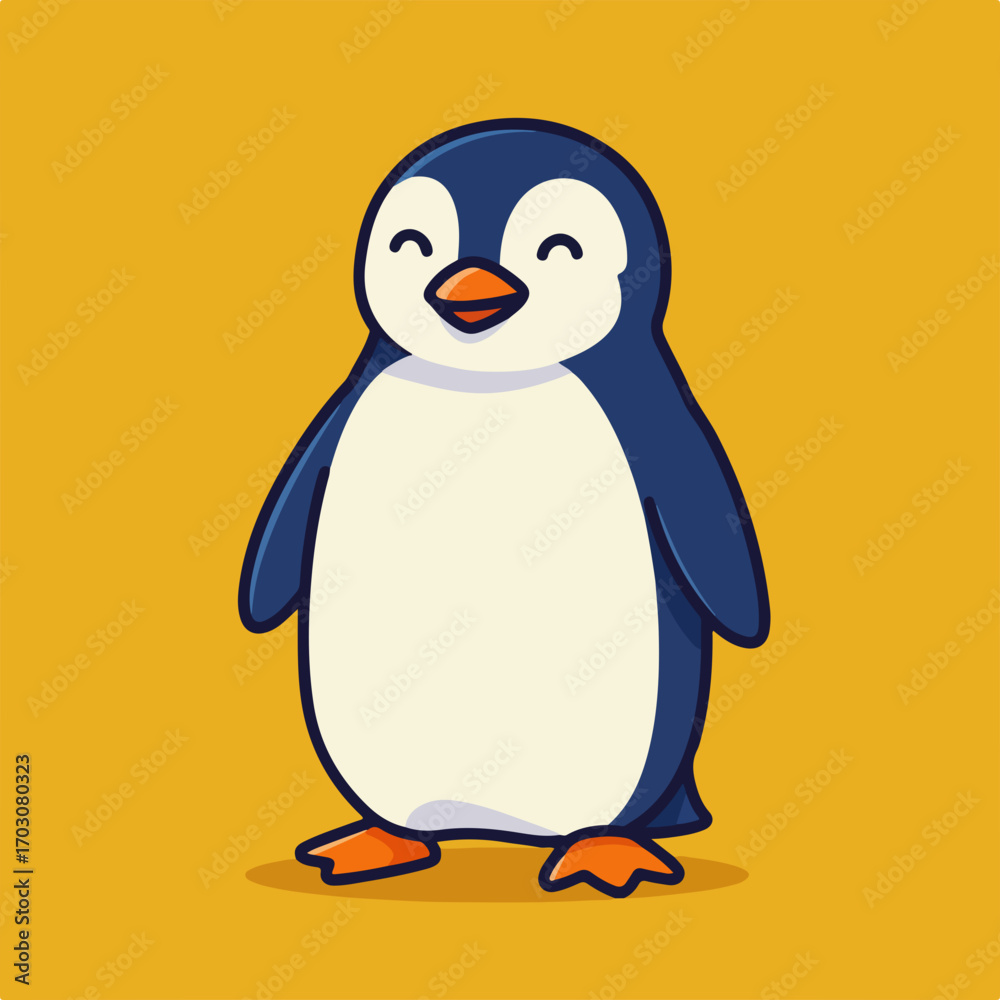 Obraz premium penguin on the snow