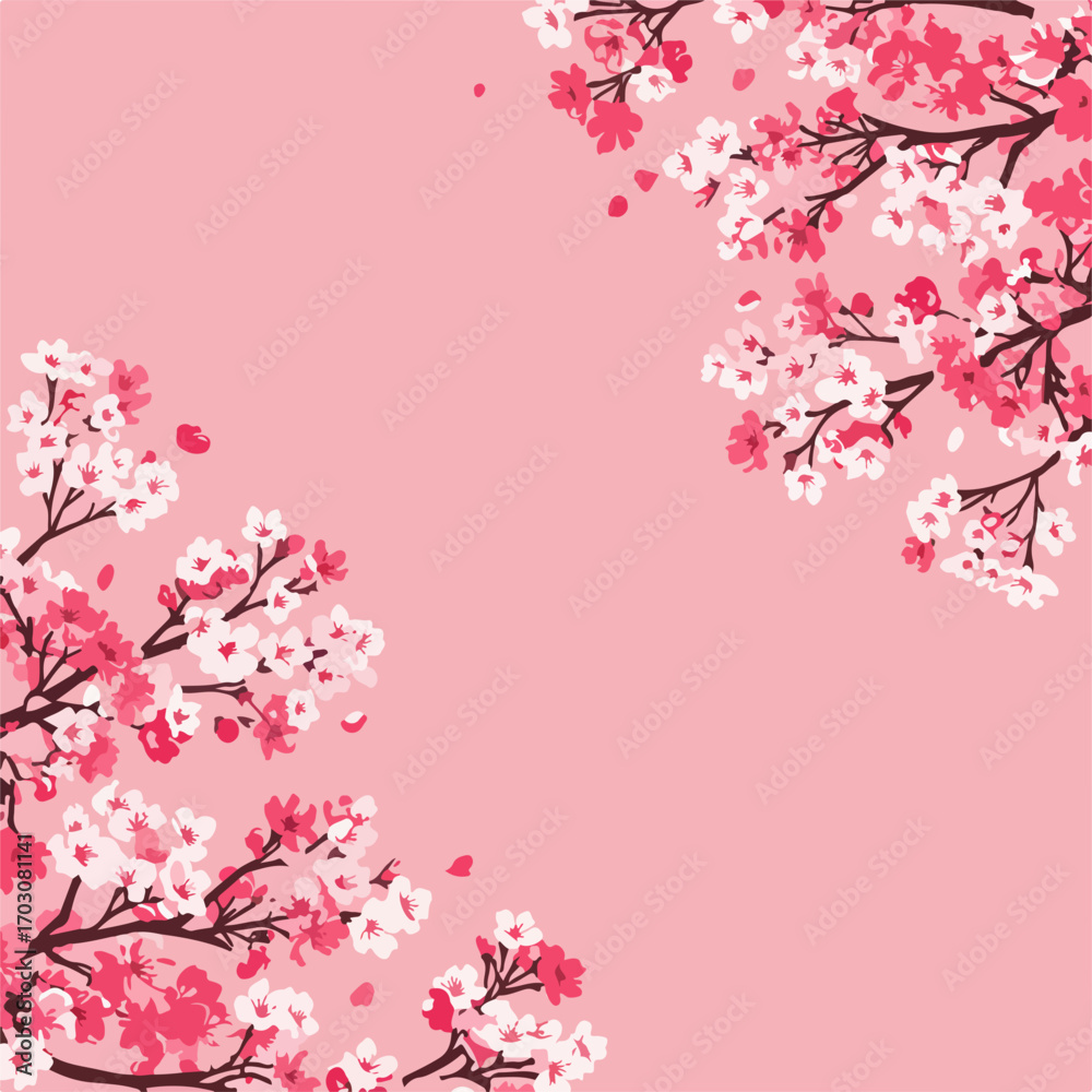 Fototapeta premium cherry blossom background