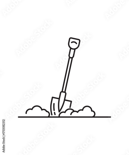 dig icon, vector best line icon.