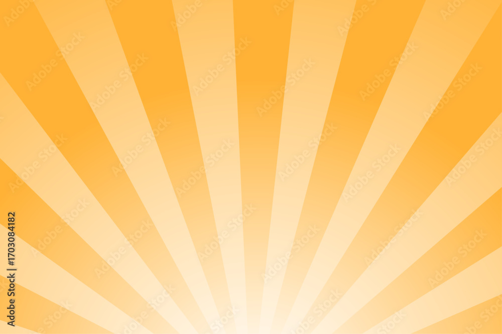 Obraz premium オレンジの集中線模様