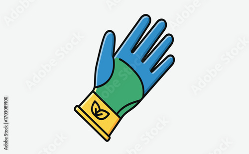 Colorful Gardening Glove for Eco-Friendly Outdoor Activities