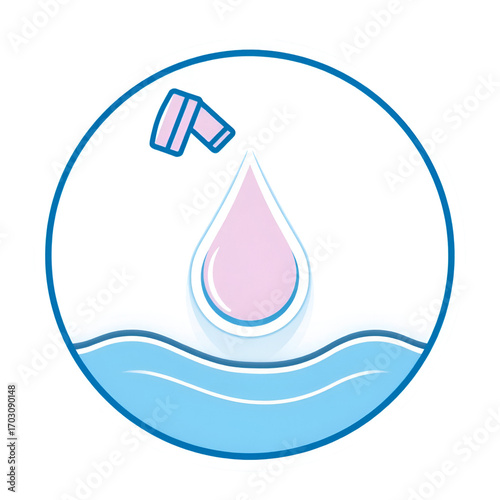 water absorb icon sign vector