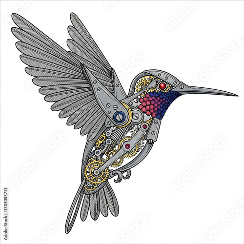 vector illustration of a bird