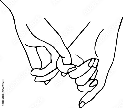 Exchanged a pinky swear forever.eps