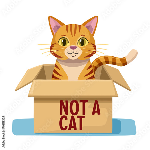 Funny Kitty Label