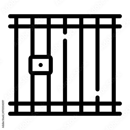 jail line icon