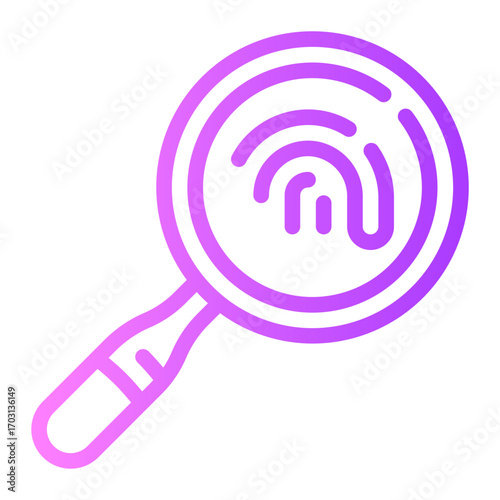 investigation gradient icon
