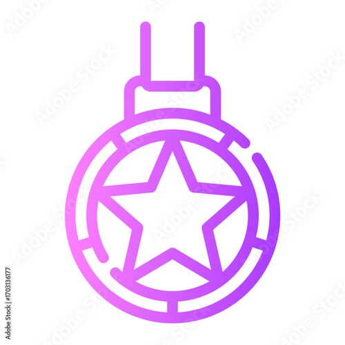 medal gradient icon