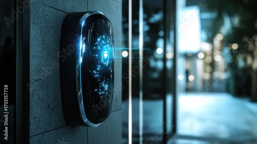 Fototapeta Naklejka Na Ścianę i Meble -  Electric charging station night