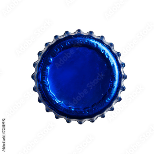blue bottle cap png