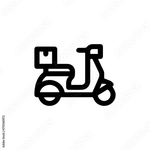 Delivery Scooter Icon