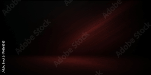 Spotlight on stage with glowing lights and dark backdrop