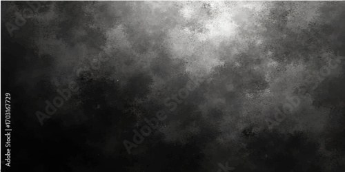 Grunge metal plate texture background with dark smoky clouds