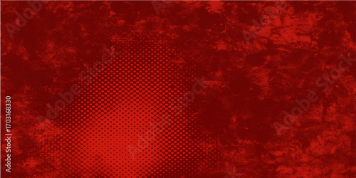 Red grunge textured abstract background with pattern and design elements