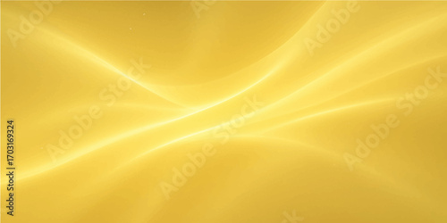 Golden silk fabric background with smooth waves and abstract golden texture