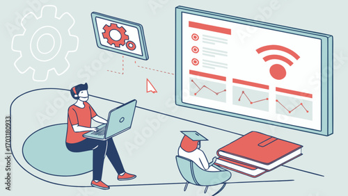 Remote learning online education webinar meeting conference training and development course
