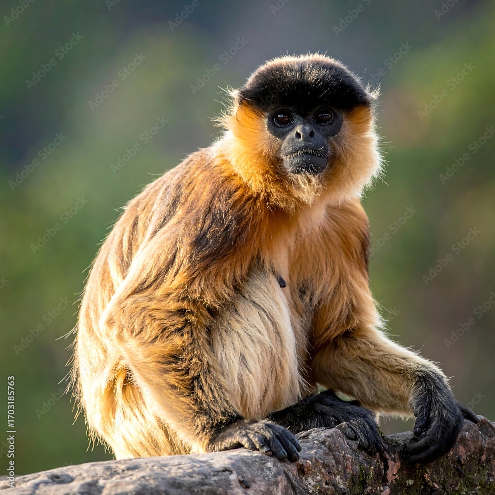 Obraz premium Monkey portrait, outdoors