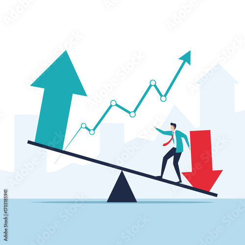 Understanding market dynamics balancing growth and decline in business performance analysis