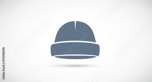 Cozy winter beanie icon symbolizing warmth, comfort, and seasonal style for fashion, outdoor adventures, and personal expression