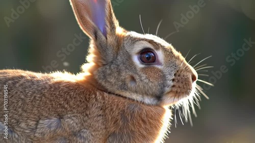 Close-up of a Wild Rabbit