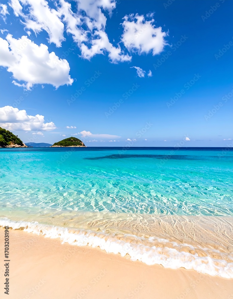 Fototapeta premium Pristine beach scene