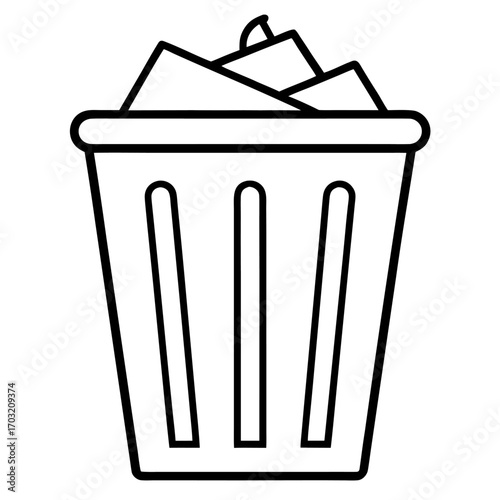 trash bin icon
