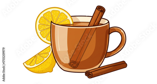mulled wine with cinnamon
