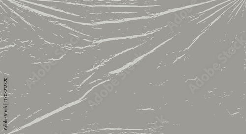 Gray and white vector grunge texture, abstract background with scratches