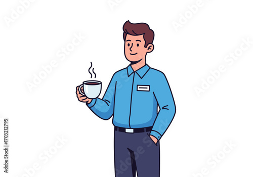 Man with Coffee