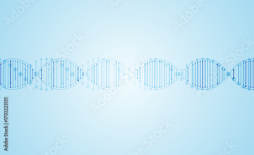 DNA. Medical science, genetic biotechnology, chemistry biology. Innovation technology concept and nano technology background