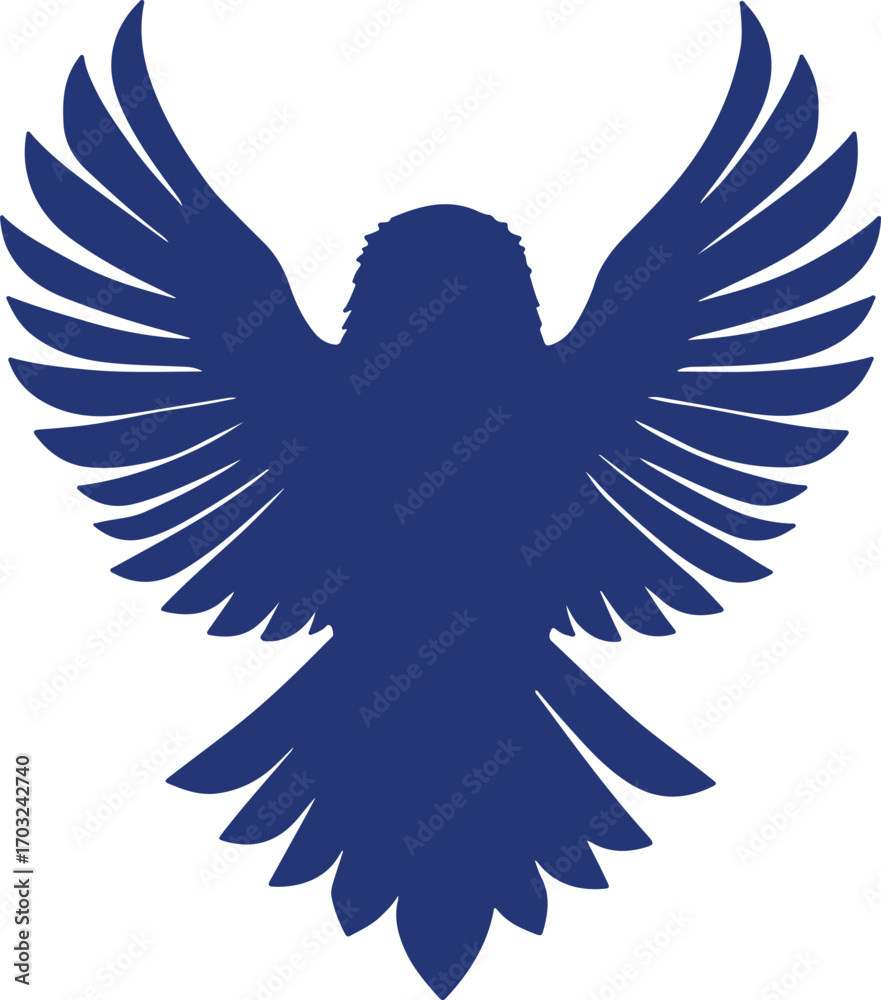 Obraz premium bird Icon with big wing colorful design pro vector