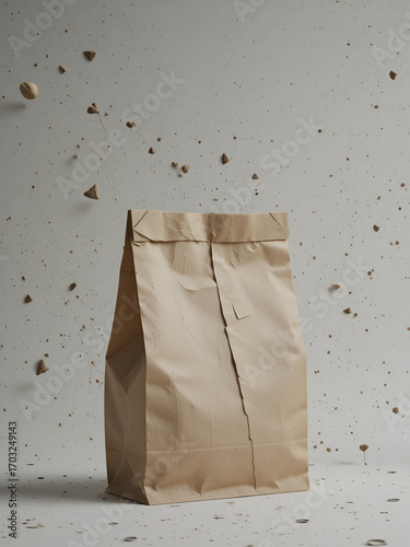 A Sad Paper Bag: A Minimalist Still Life Photography