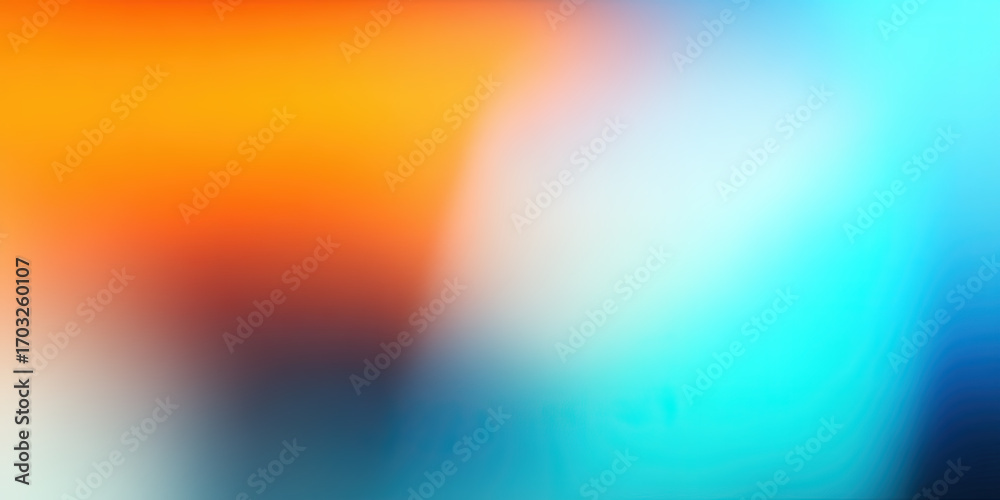 Fototapeta premium Blurry orange haze with soft glowing edges