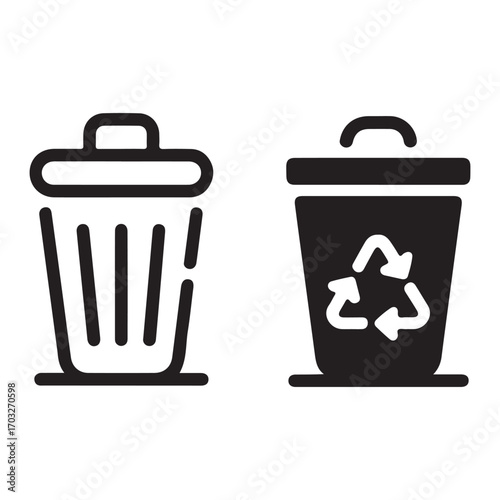 Waste management vector illustration